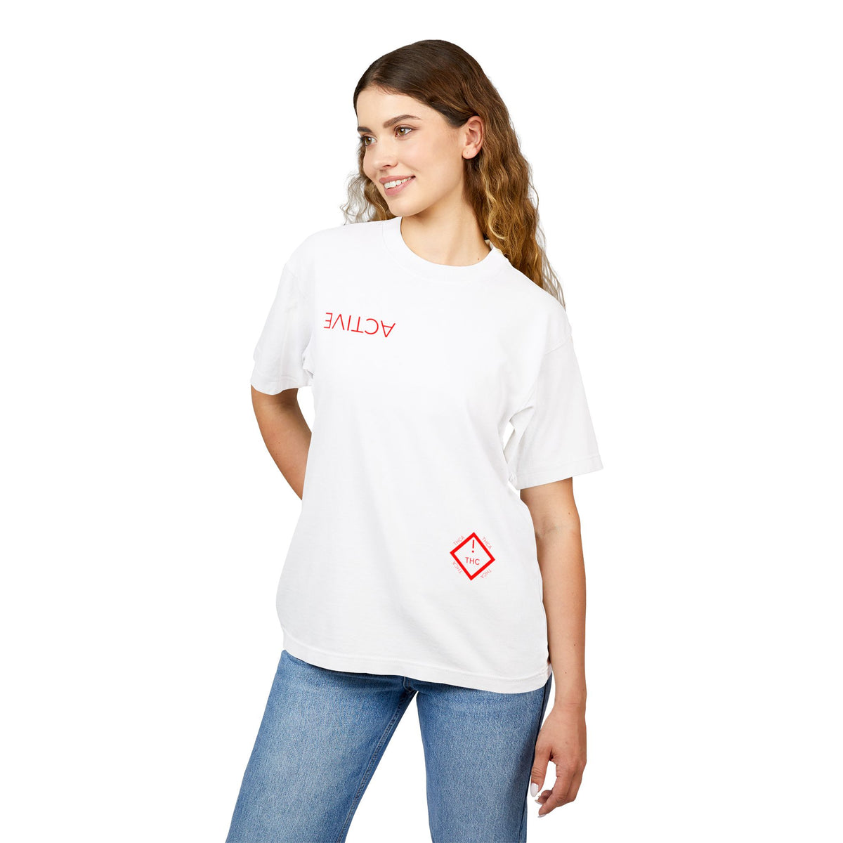 upside down "ACTIVE"   Urban Heavy Tee