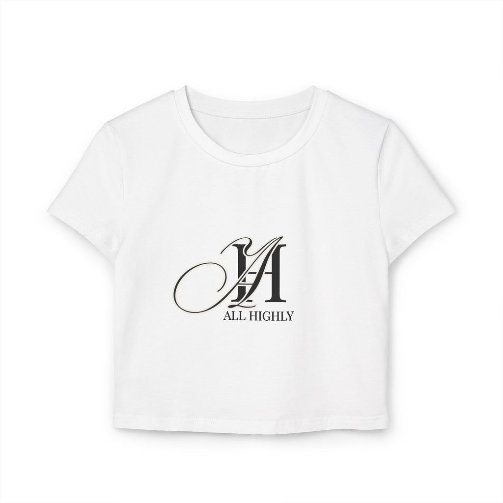 Women's "all Highly logo" tee
