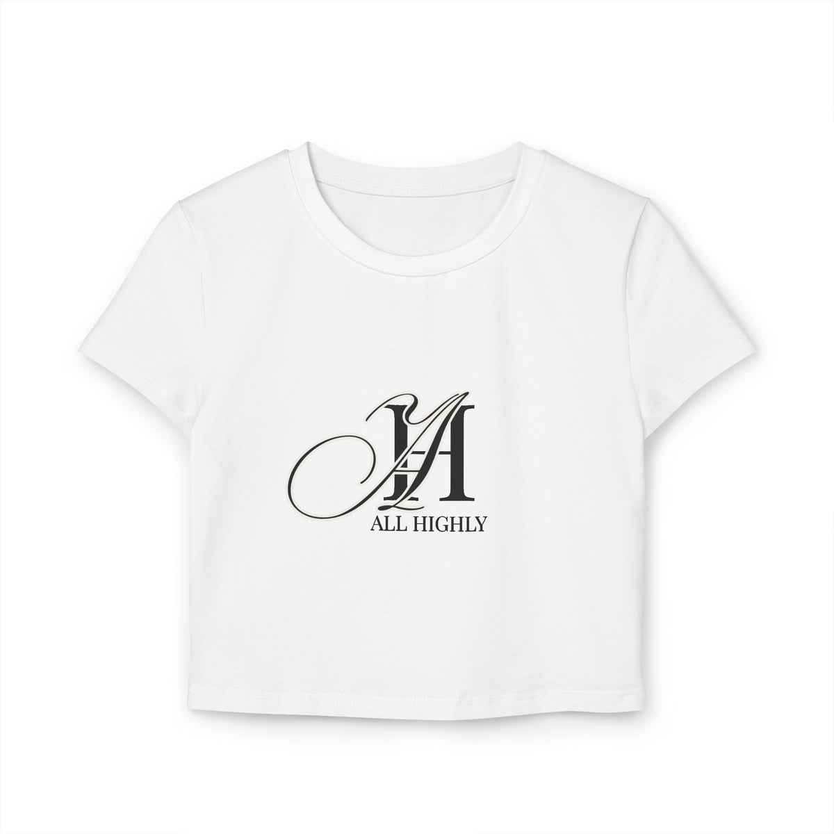 Women's "all Highly logo" tee