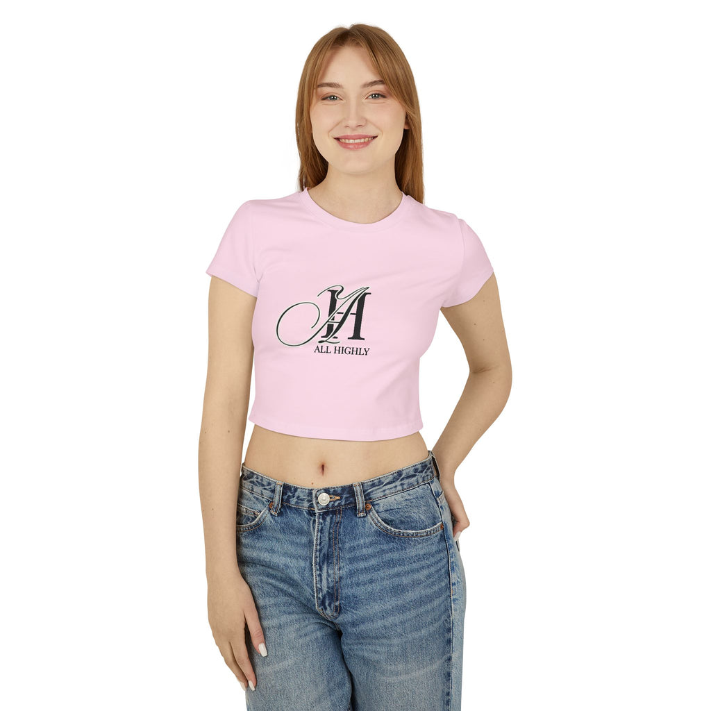 Women's "all Highly logo" tee