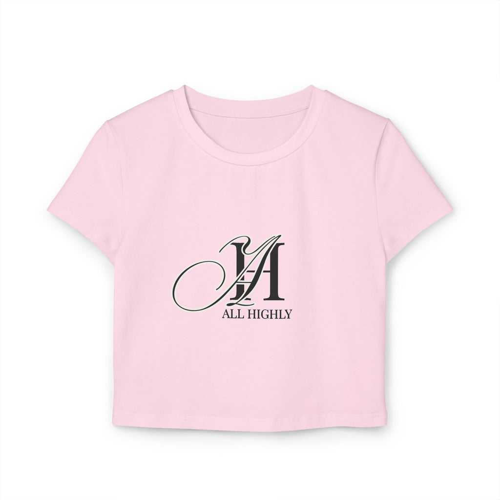 Women's "all Highly logo" tee