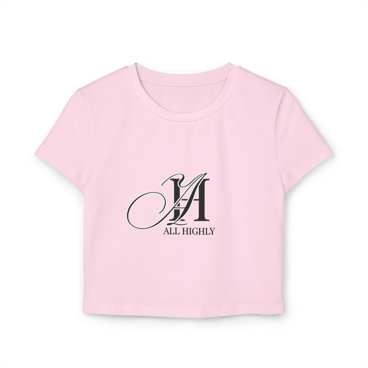 Women's "all Highly logo" tee