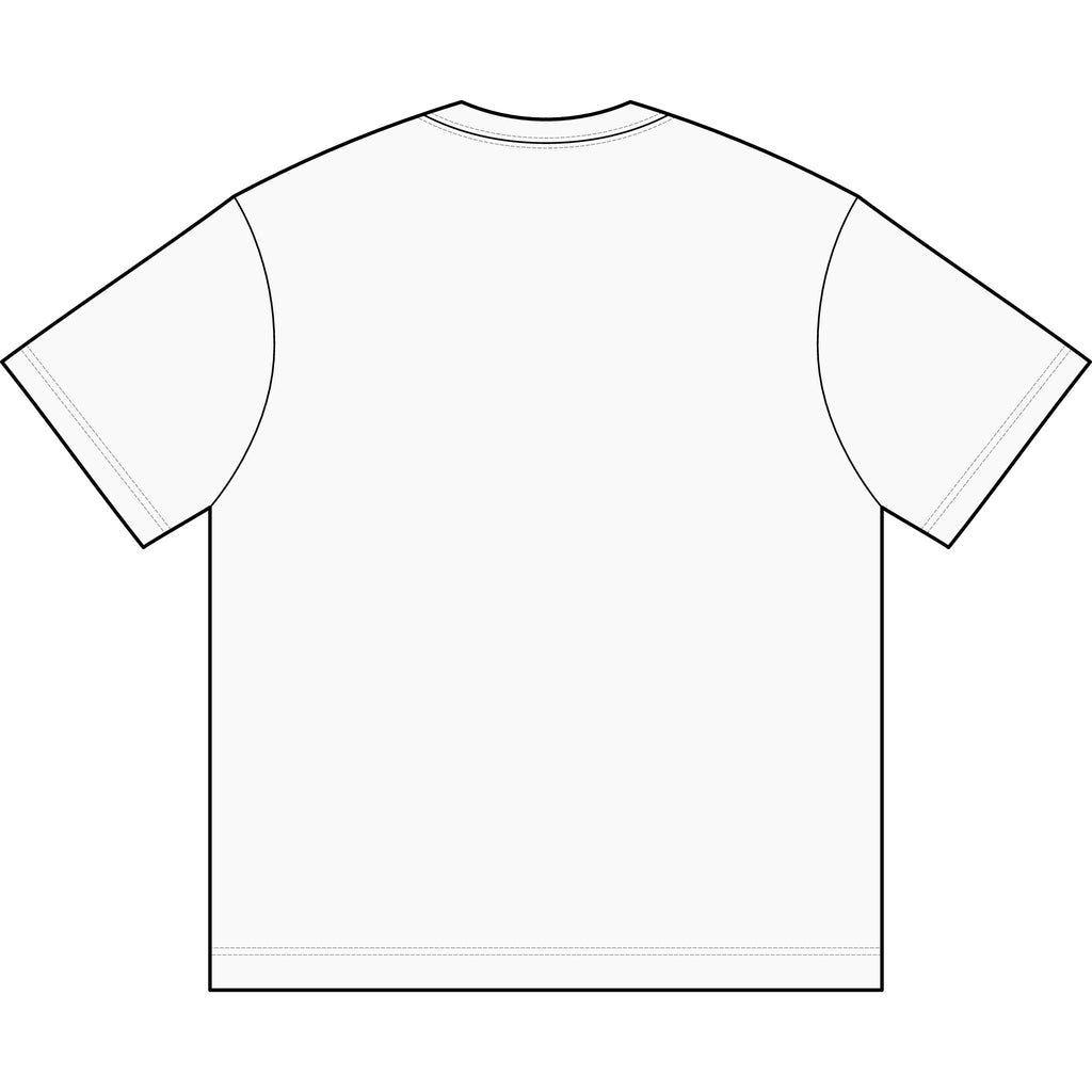 Men's plain white tee