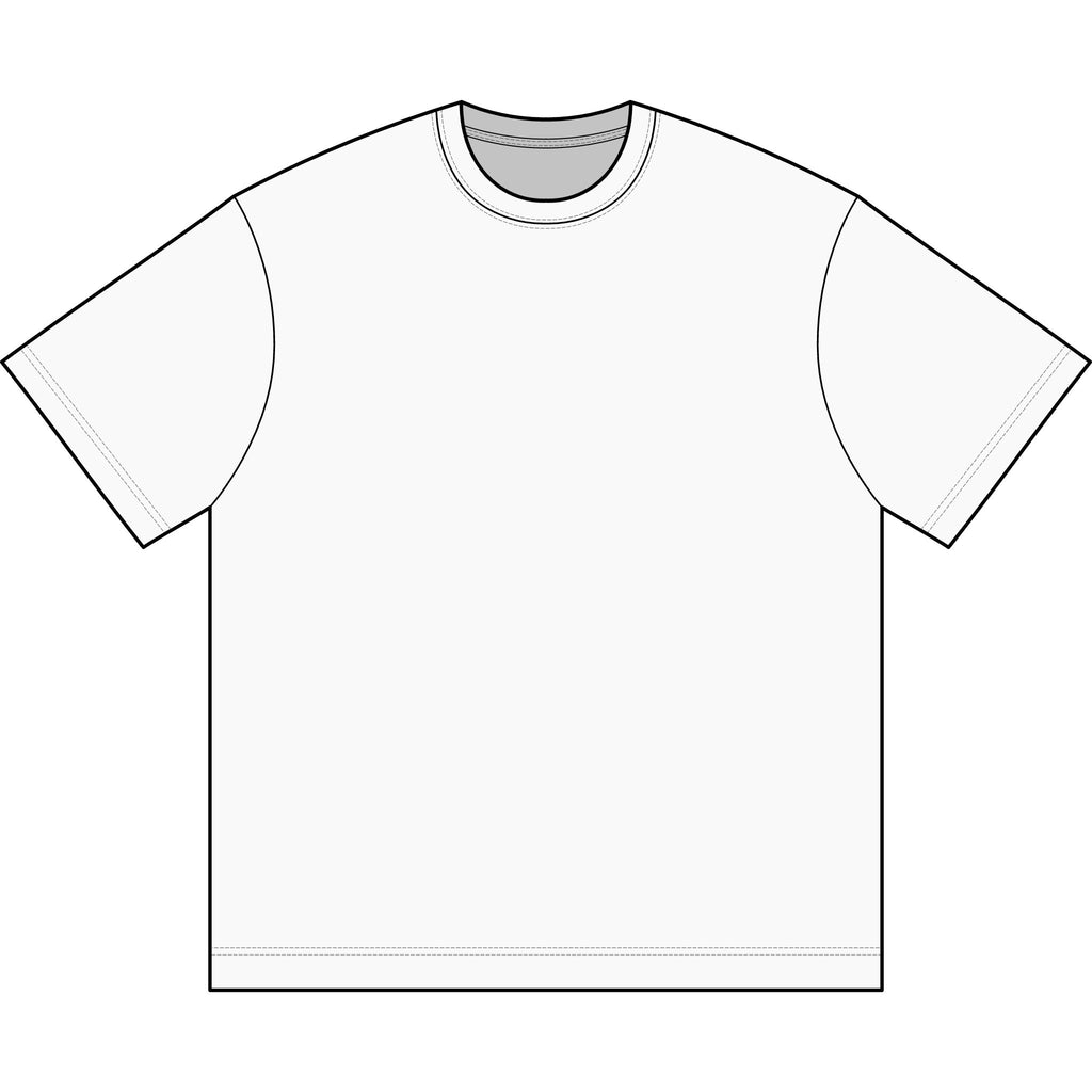 Men's plain white tee