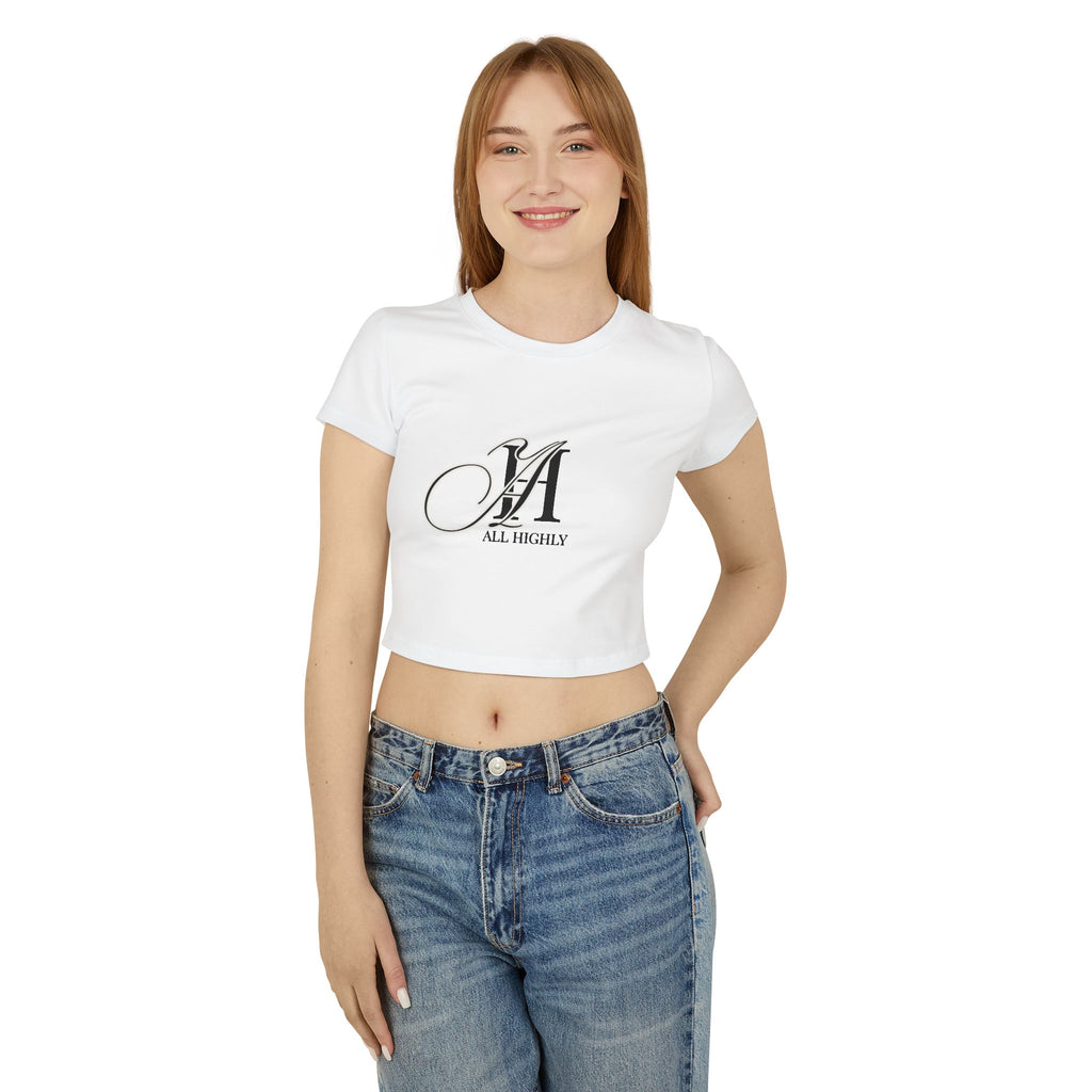 Women's "all Highly logo" tee