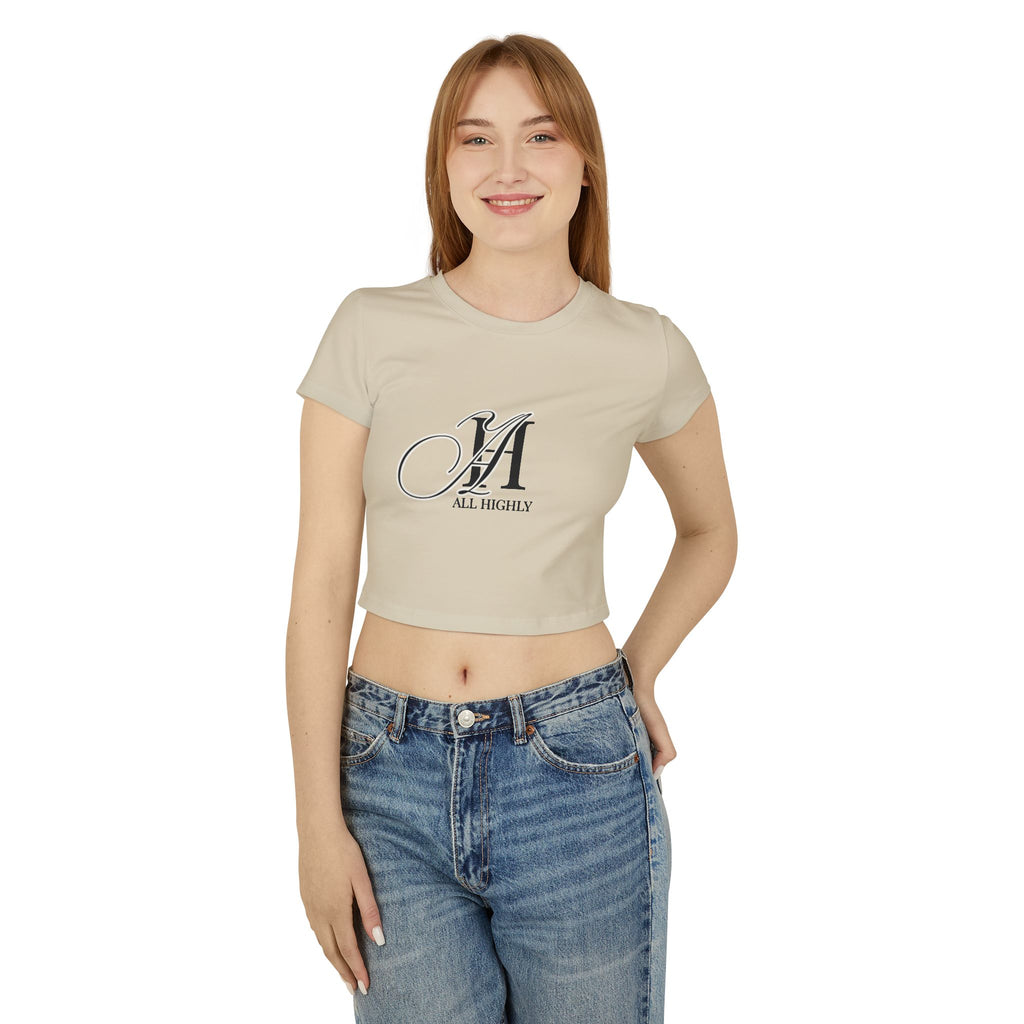 Women's "all Highly logo" tee