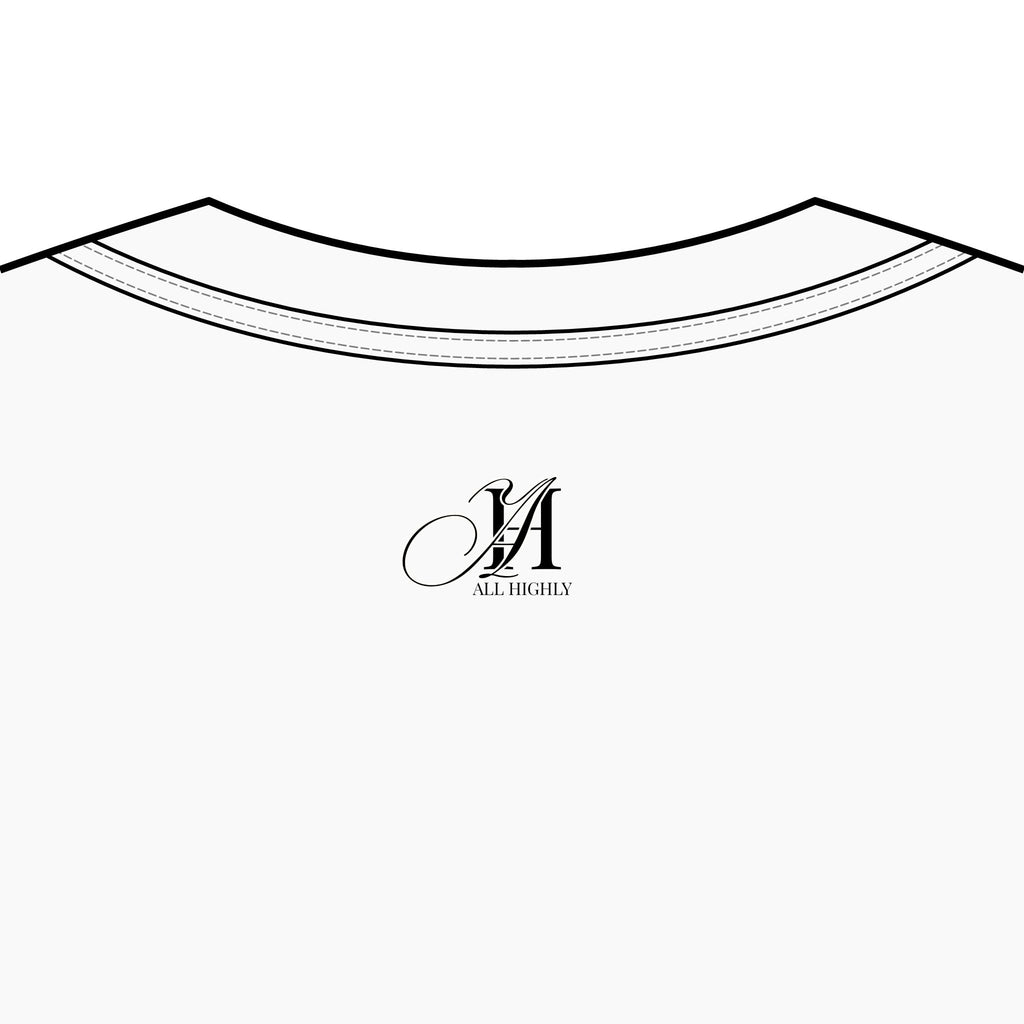 Men's plain white tee
