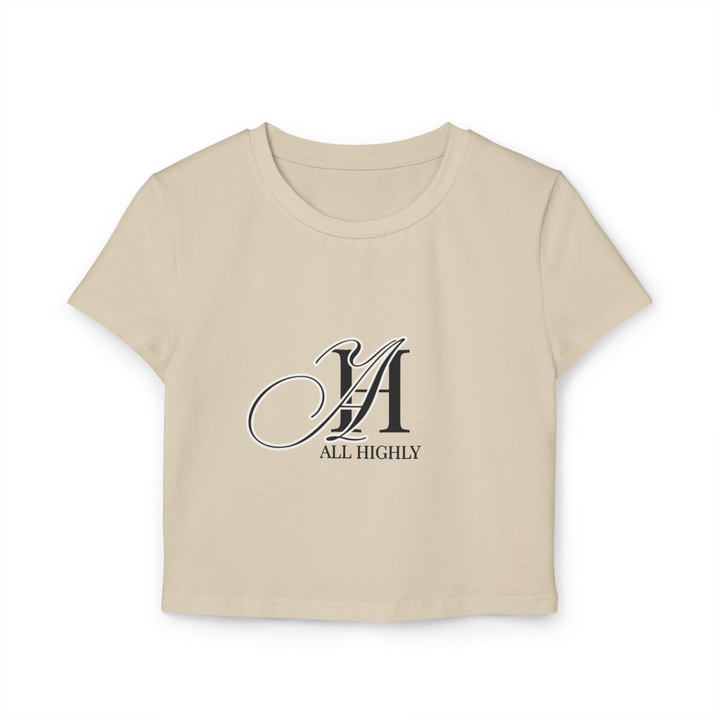 Women's "all Highly logo" tee